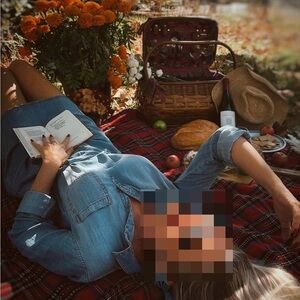 Denim Belted Dress - Light Blue Sz Small